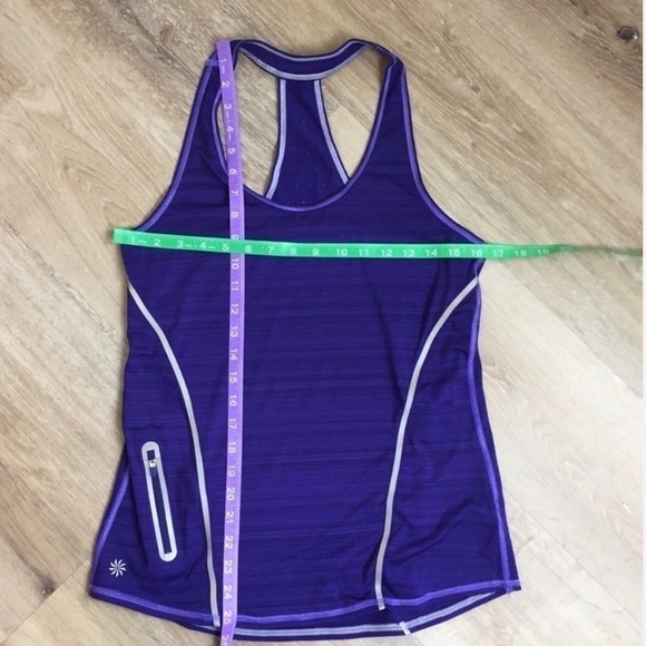 Athleta Zinger Tank Purple & Silver Size XS - Picture 9 of 9